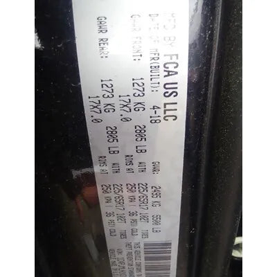 Jeep Cherokee 2019 Used Tail lights  T00002