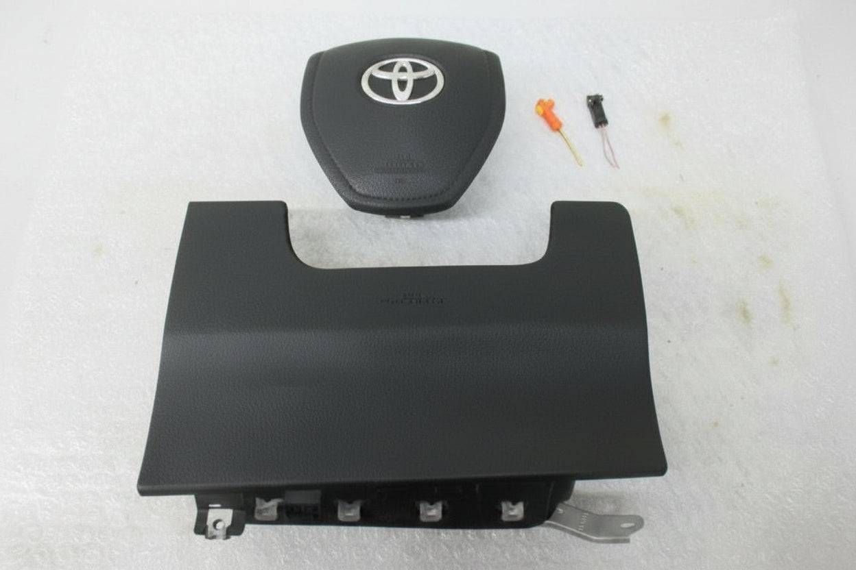 Toyota Rav4 2013-2018 Driver Steering Wheel & Knee Airbag Used